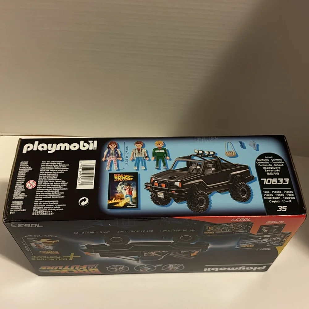 PLAYMOBIL Back to The Future 1985 70633 35 pc Marty Mcfly truck NIB